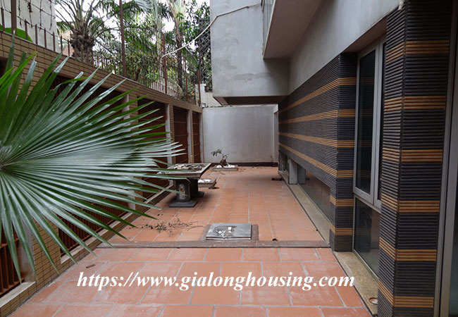 Big villa for rent and for sale, Quang An area, Tay Ho 7