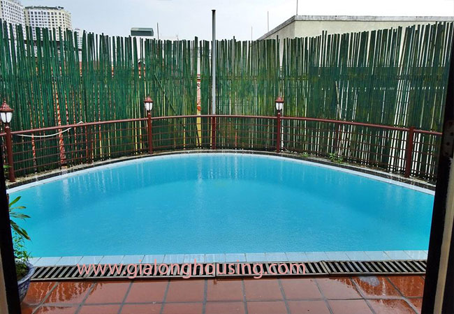 Swimming pool house for rent in To Ngoc Van street 6