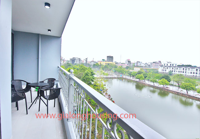Lake view apartment for rent in Trinh Cong Son street 13