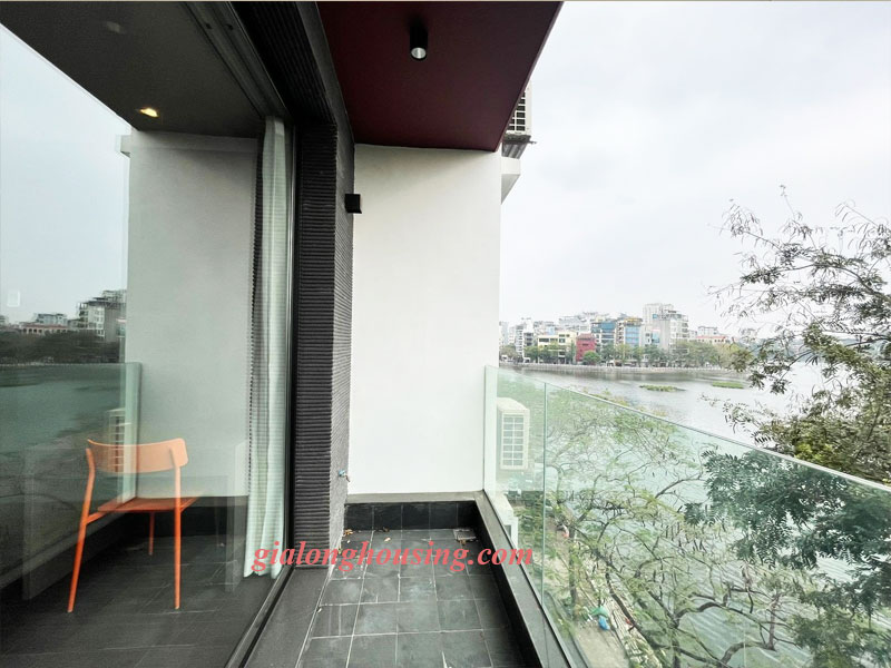 Lake view, duplex apartment for rent in Truc Bach area 3