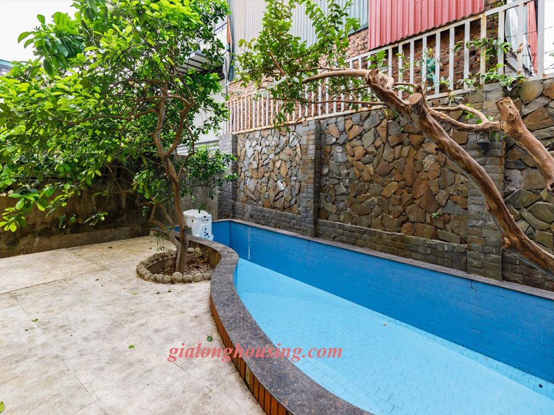 House with swimming pool and garden for rent in Tay Ho district 12