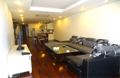 Apartment has a large balcony overlooking the lake for rent in Tay Ho, Hanoi