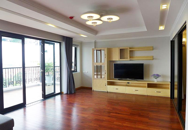 Brand new big apartment with lake view in Xuan Dieu Hanoi