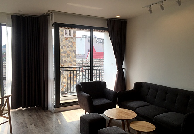 Brand new serviced apartment in To Ngoc Van Hanoi for rent 