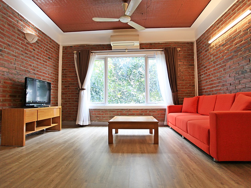 Bright serviced apartment at the quiet alley of Tay Ho road