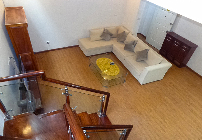Duplex apartment in the full serviced building in Tay Ho street, Tay Ho district 