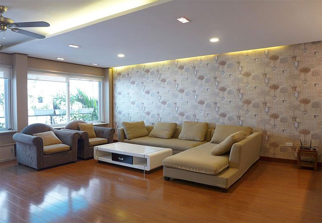 Duplex penthouse apartment for rent in To Ngoc Van, Tay Ho 