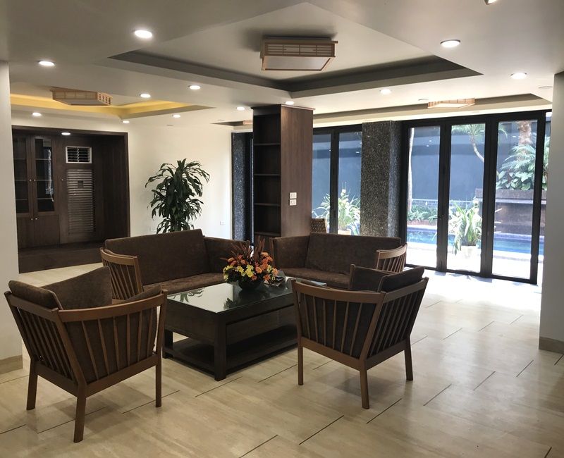 Duplex serviced apartment with private swimming pool for rent, Xuan Dieu