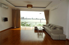 Lake view apartment in Yen Phu for rent