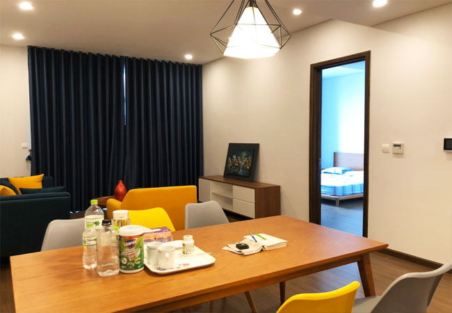 Nice furnished 02 bedroom apartment for rent in Sun Ancora Luong Yen