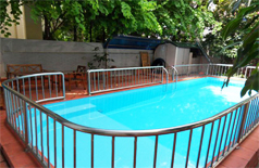 Beautiful villa with big swimming pool and yard for rent in Tay Ho district 