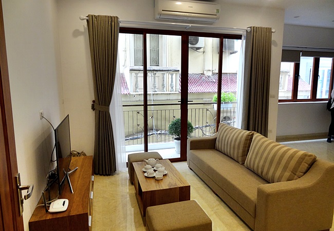 1br fully furnished apartment for rent in To Ngoc Van Hanoi