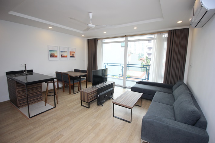 Serviced apartment for rent in lane 12 Dang Thai Mai Hanoi