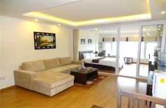 Serviced apartment for rent in Pham Huy Thong street, Ba Dinh district