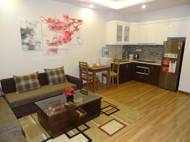 Serviced brand new apartment in Linh Lang, near Lotte 