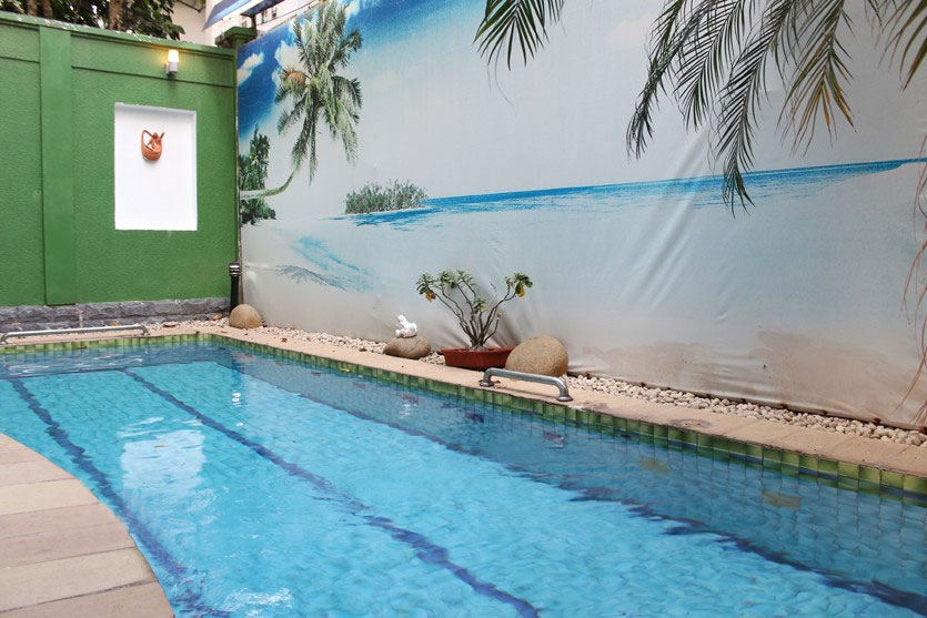 Swimming pool villa in D block Ciputra for rent