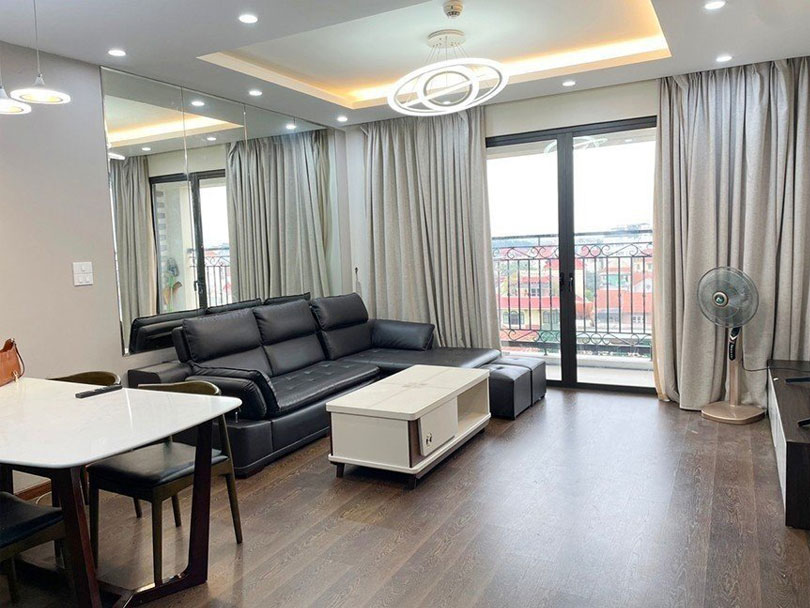 Two bedroom apartment for rent in D'Leroi Soleil Building, Xuan Dieu street